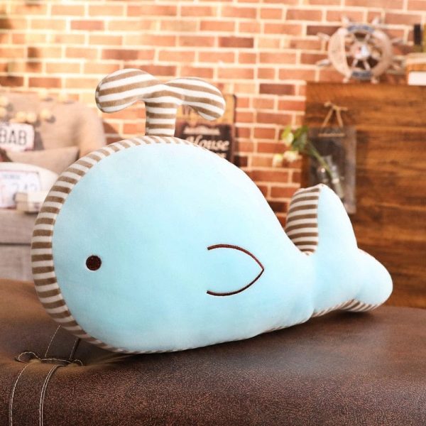 peluche baleine oreiller en douceur