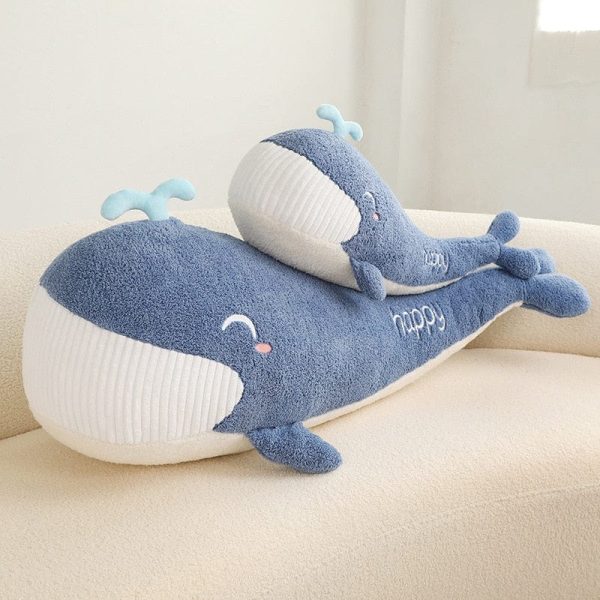 peluche baleine en laine