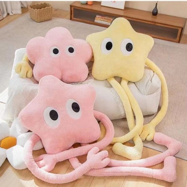 Coussin Peluche Etoile Pieuvre Kawaii Geante