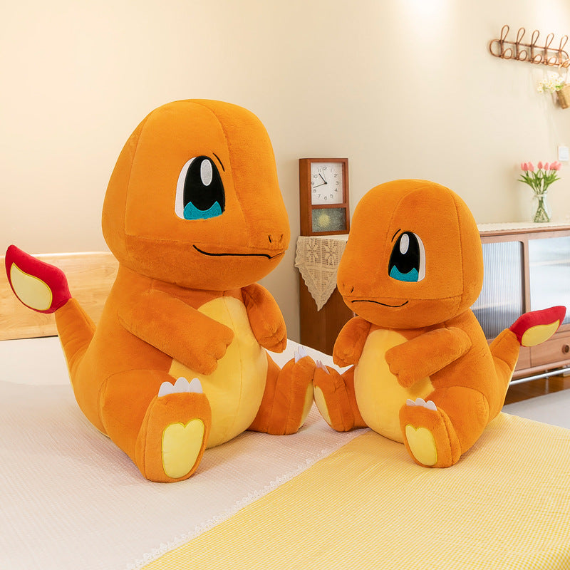 Peluche adorable orange salamèche