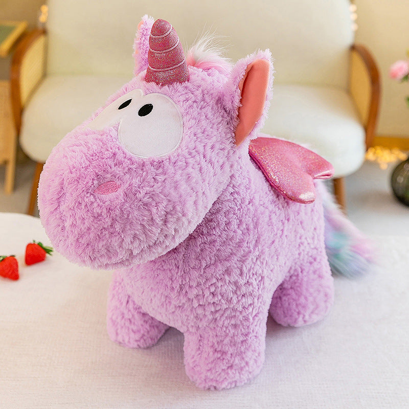licorne avec ailes pailletées