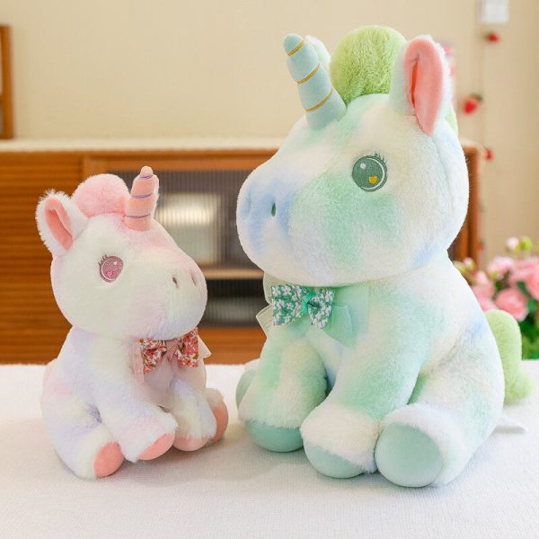 peluche licorne douce pastel