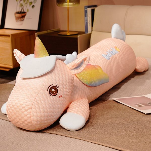 peluche licorne géante en coussin
