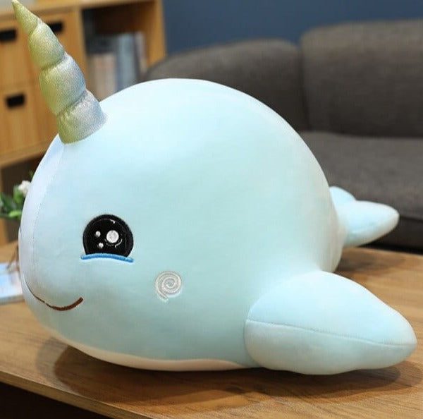 Baleine Licorne Peluche en peluche