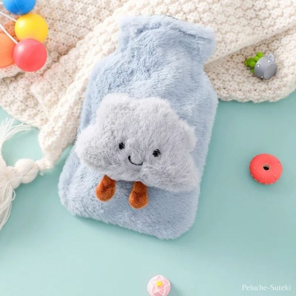 bouillotte peluche nuage kawaii