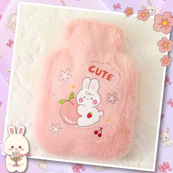 Bouillotte Peluche Kawaii Lapin
