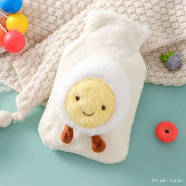 Bouillotte Peluche Oeuf Kawaii vue de face