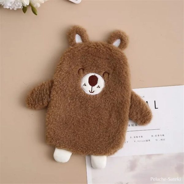 Bouillotte Peluche Ours en gros plan
