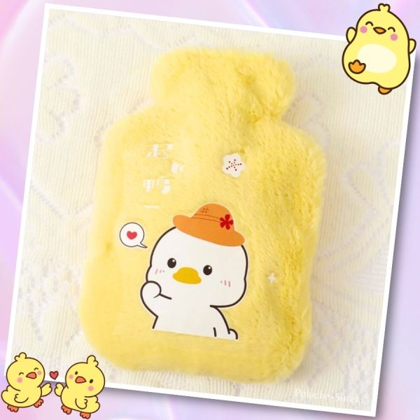 Bouillotte Peluche Poussin Kawaii