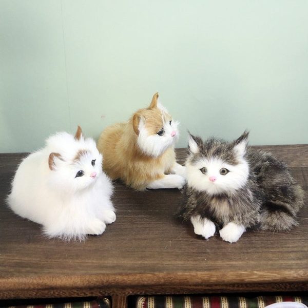Chat En Peluche Comme Un Vrai