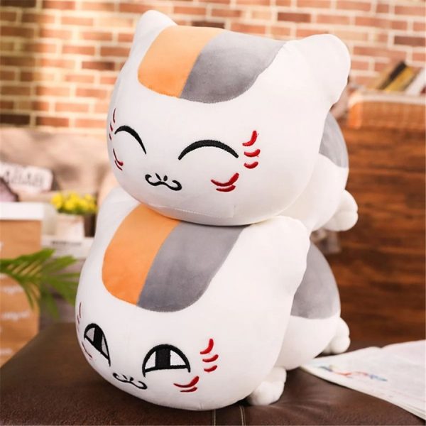 peluche chat neko kawaii blanc