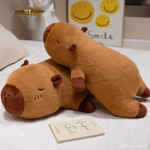 coussin peluche capybara