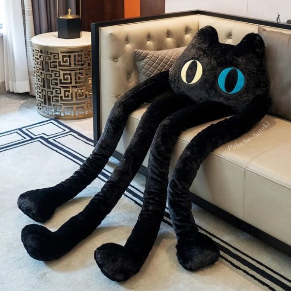 coussin peluche chat japonais geant
