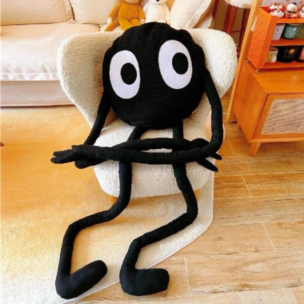 coussin peluche pieuvre géante noiraude