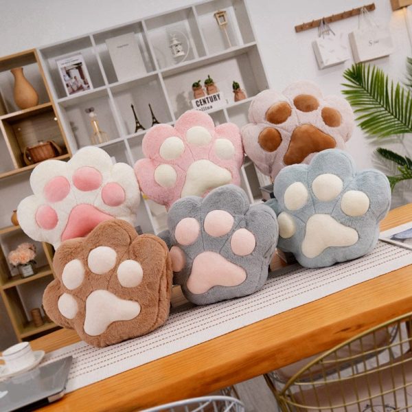 patte de chat peluche réchauffe main