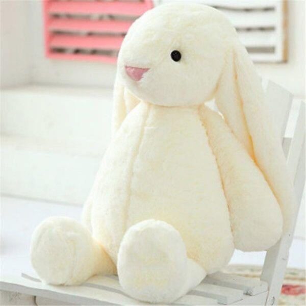 lapin en peluche fourrure caline