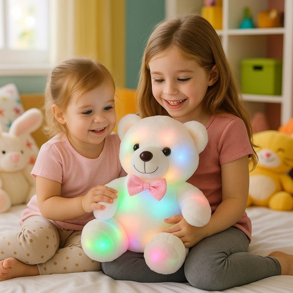 peluche ours lumineux enfant