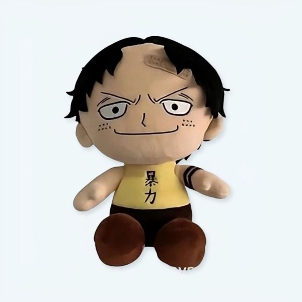 Peluche Ace One Piece pirate coton doux