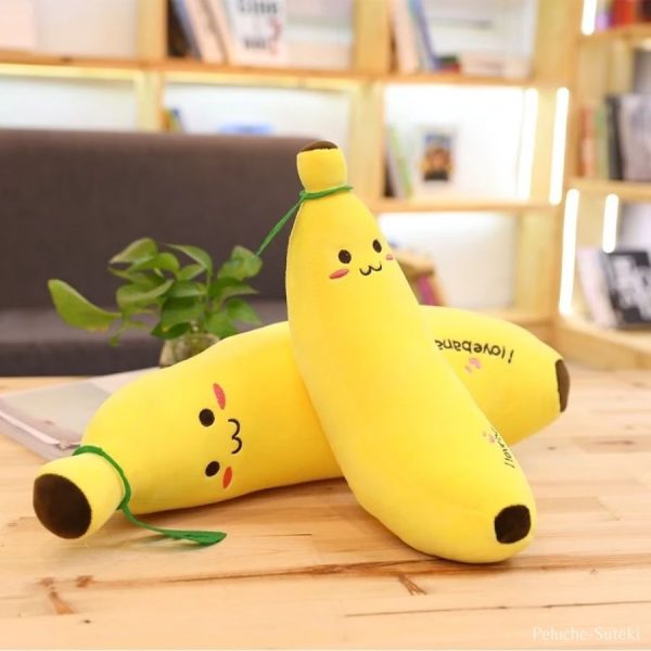 Peluche Banane I Love Banana chez Peluche Univers