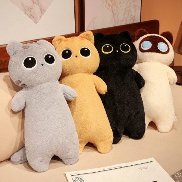 peluche chat coussin neko kawaii