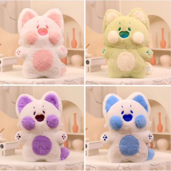 Peluche Chat plat mignonne