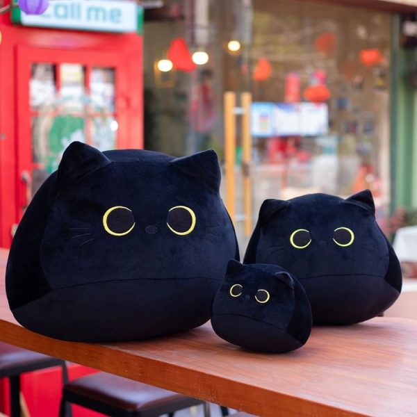 Peluche Chat Bouboule Noir