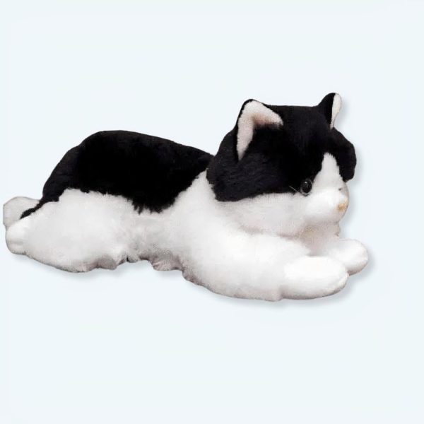 peluche chaton noir câlin