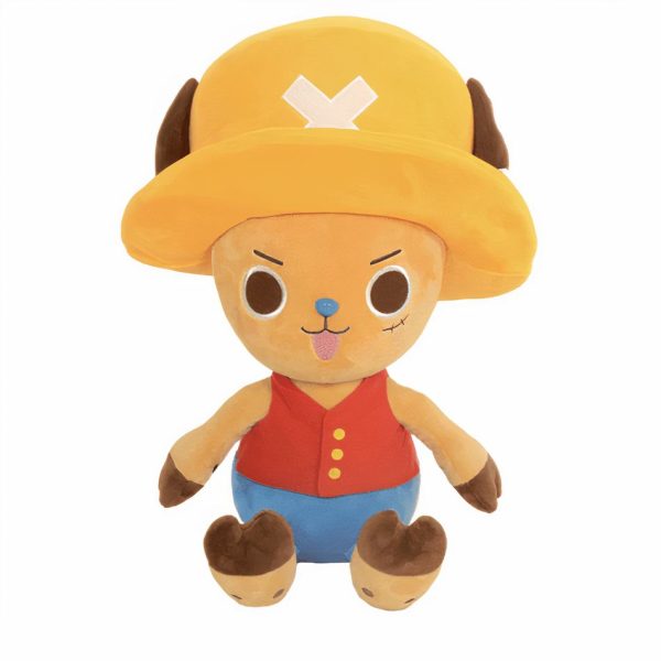 peluche Chopper One Piece jaune douce collection enfant