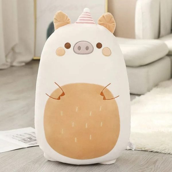 peluche cochon squishmallow fêtard coloré