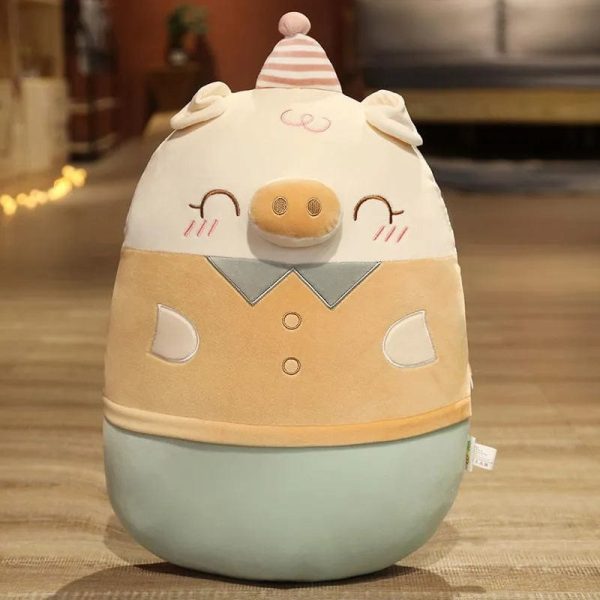 Peluche cochon squishmallow joyeux