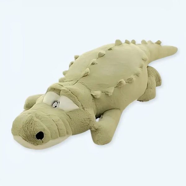 peluche crocodile vert câlin