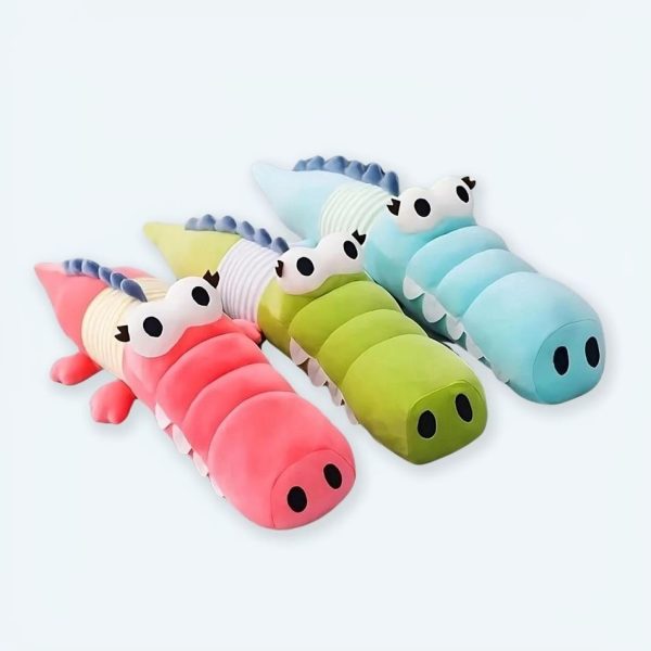 peluche crocodile vert doux enfant