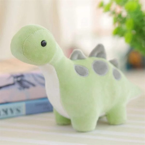 peluche dinosaure diplodocus vert et gris