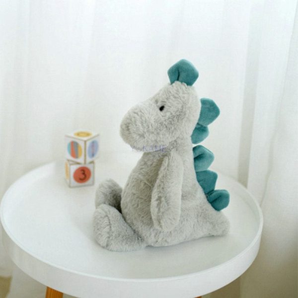 peluche dinosaure petit bleu et gris