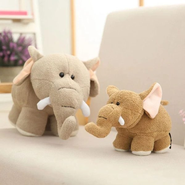 peluche éléphant miniature douce