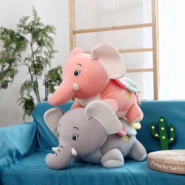 Peluche Elephant Kawaii - Arc en Ciel