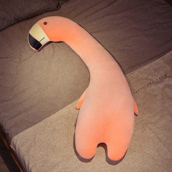 flamand rose peluche géante