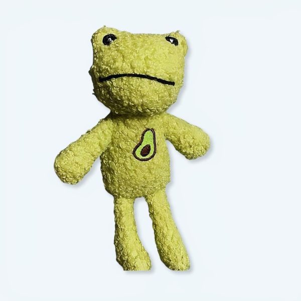 peluche grenouille verte avocat douce