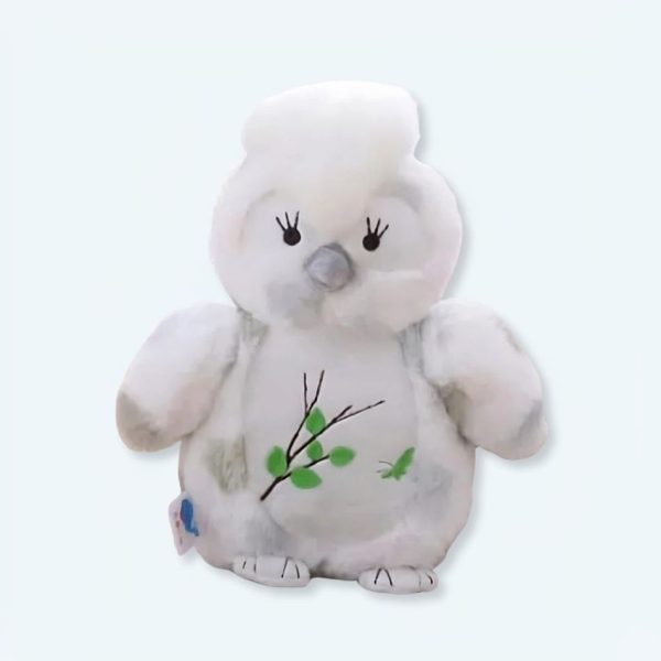 Peluche hibou kawaii doux nocturne enfant