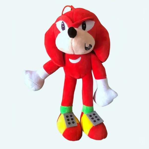 Peluche Knuckles hérisson rouge doux