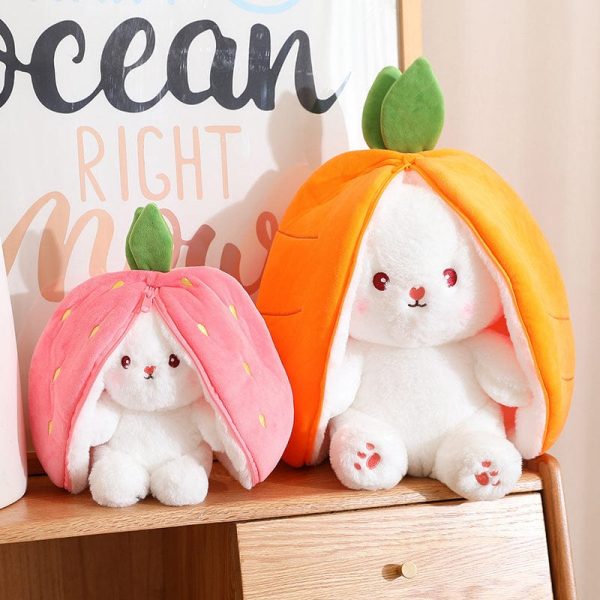peluche lapin transformation