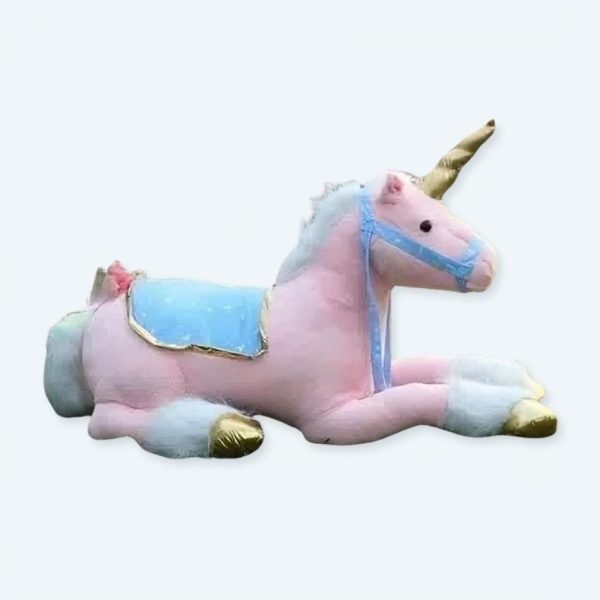 Peluche licorne cheval rose