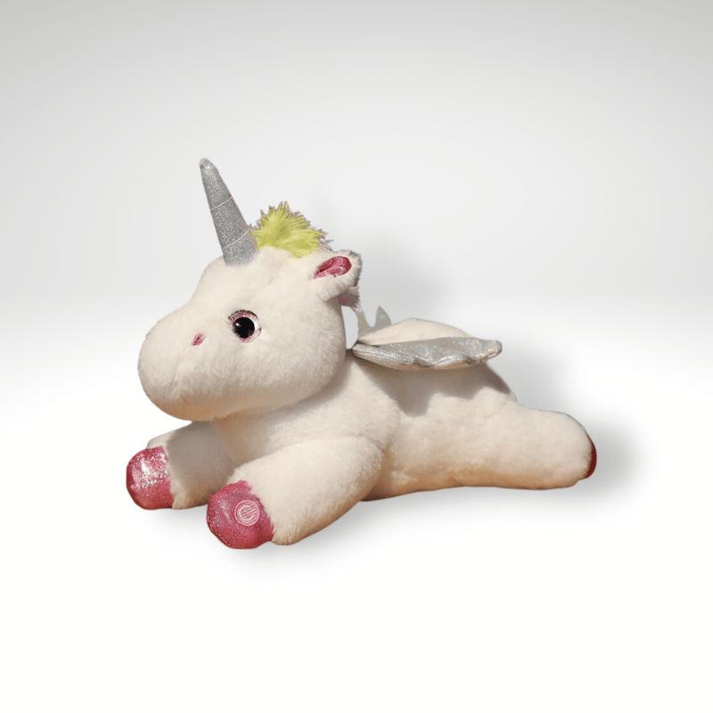 univers féerique avec peluche licorne