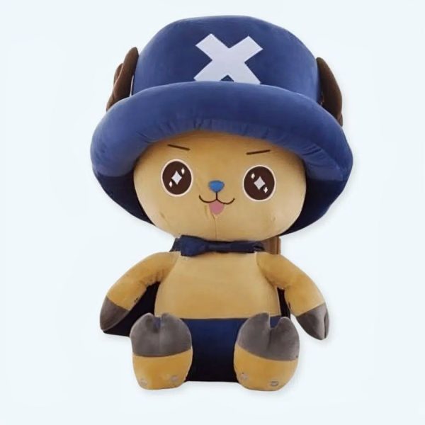 Peluche One Piece Chopper bleu géant