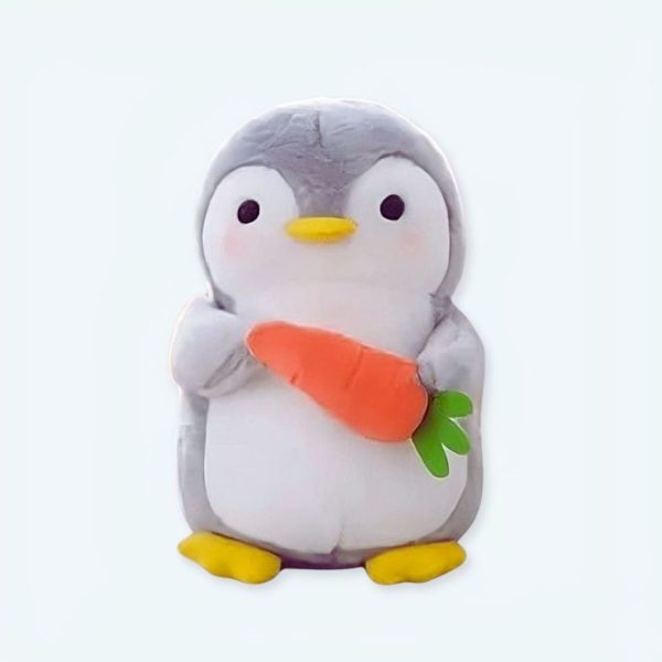Peluche pingouin carotte douce
