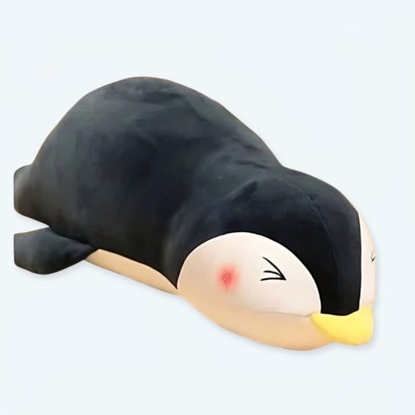 Peluche pingouin manchot noir doux