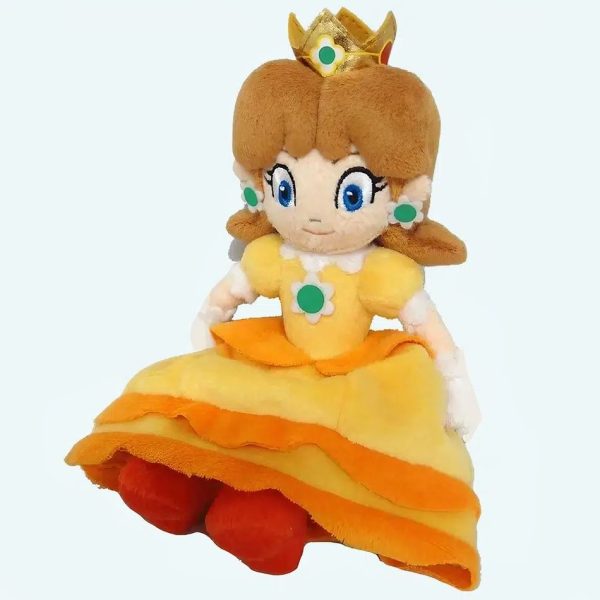Peluche princesse Daisy Mario douce et colorée enfant