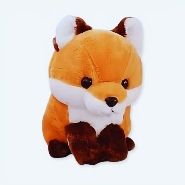 peluche renard marron doux