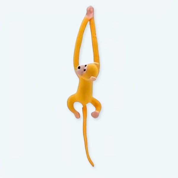 peluche singe kawaii jaune