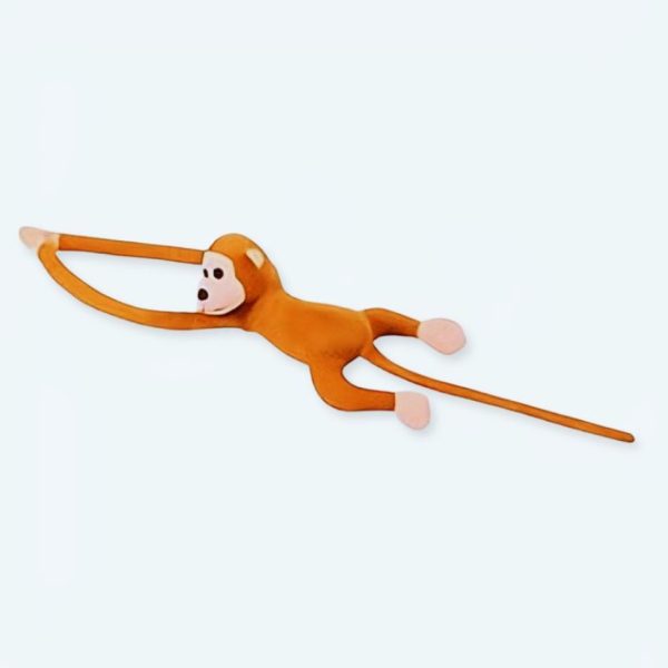 peluche singe kawaii marron
